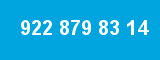 922 879 83 14